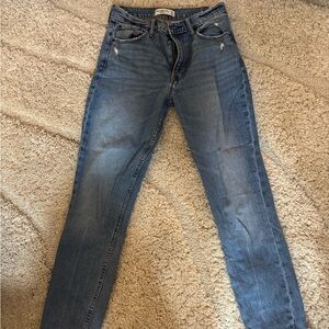 Abercrombie & Fitch Skinny High Rise Blue Jeans